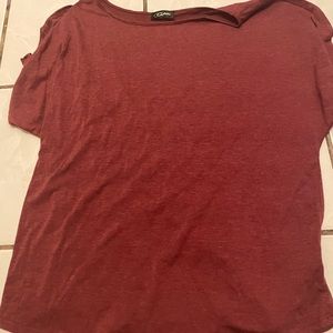 Open sleeve red tshirt 😊❤️